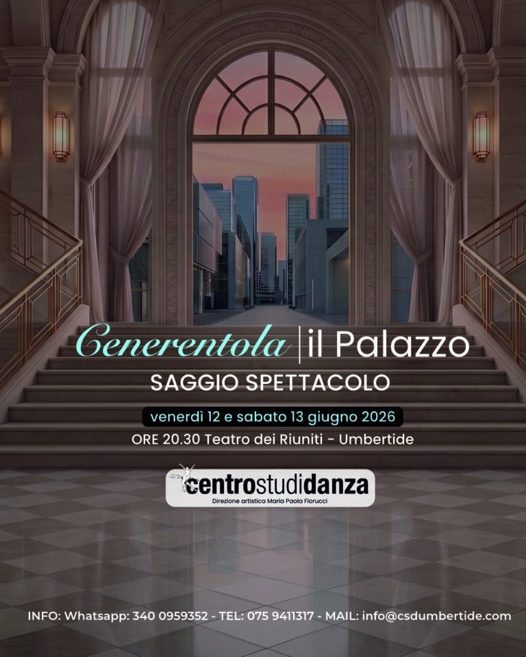 Umbertide, il Centro Studi Danza presenta il Saggio Spettacolo al Teatro dei Riuniti: venerdì 12 e sabato 13 giugno