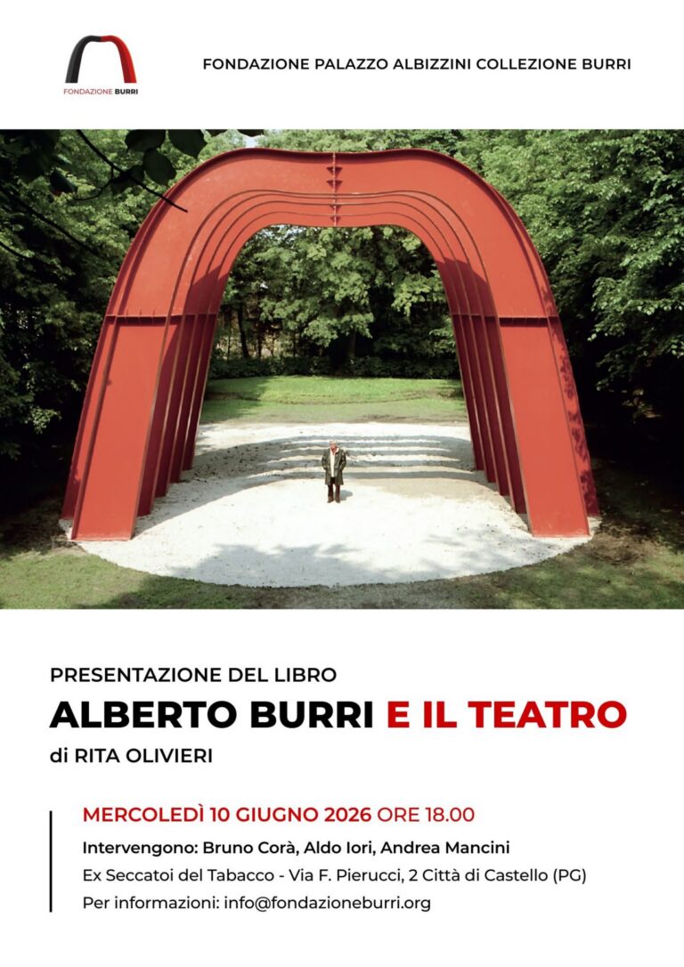 Burri e il teatro, agli Ex Seccatoi la presentazione del libro di Rita Olivieri
