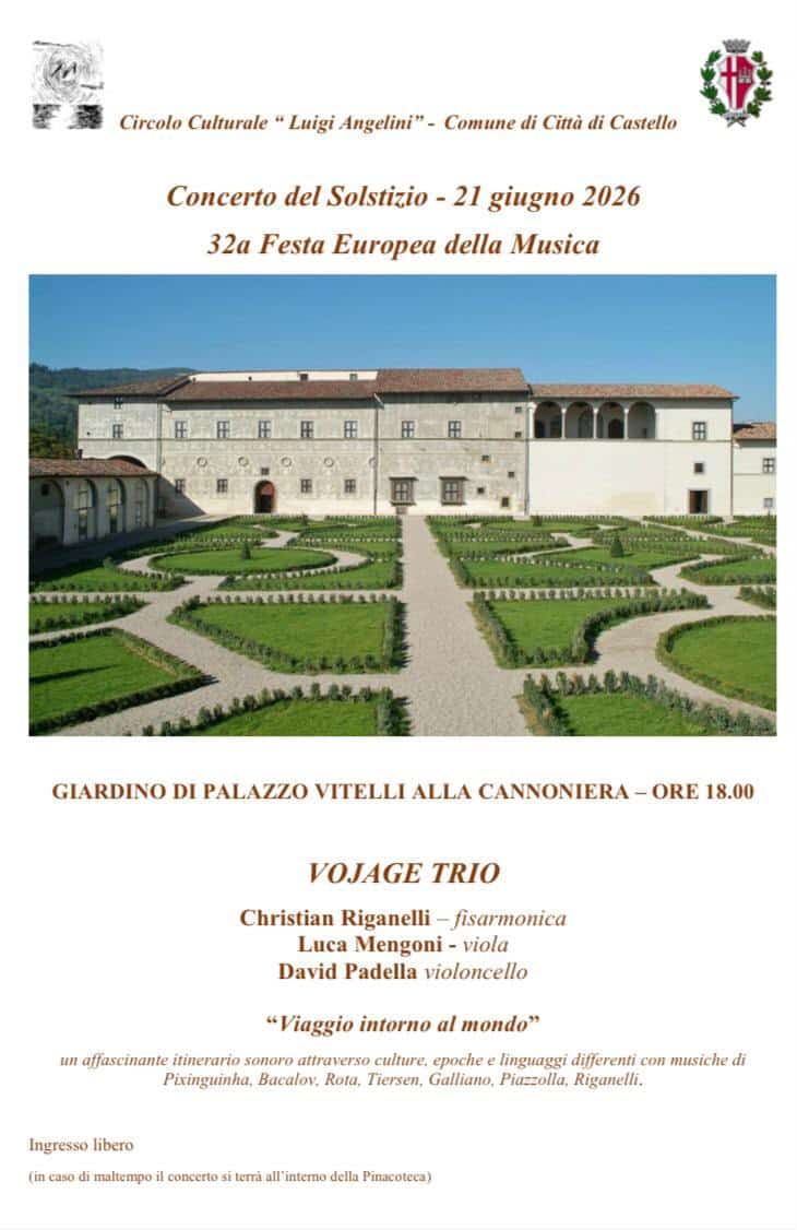 Città di Castello celebra il Solstizio d’Estate con la Festa Europea della Musica