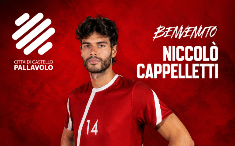 Pallavolo: Cappelletti torna a Città di Castello, il primo colpo biancorosso per la Serie B
