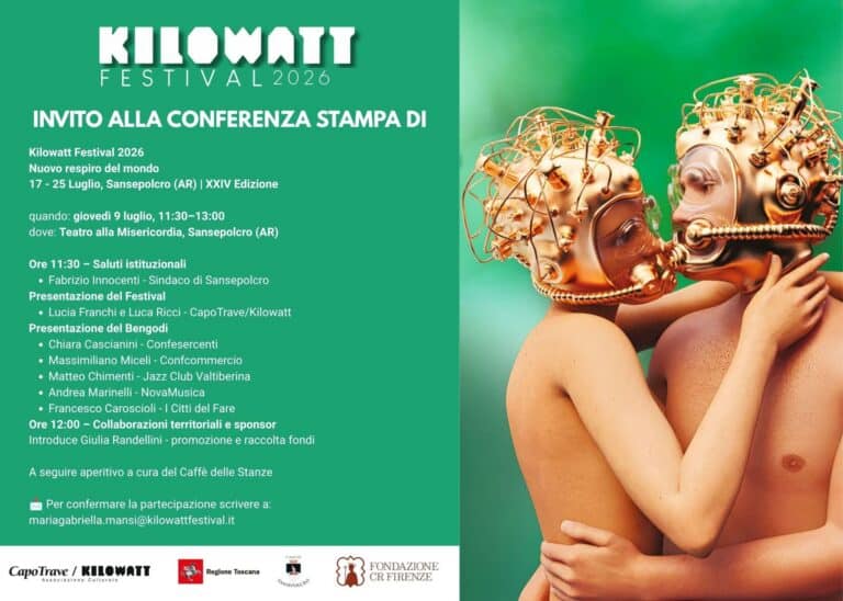 Kilowatt Festival 2026, giovedì la presentazione ufficiale della 24ª edizione