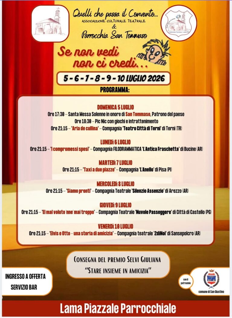 Lama, entra nel vivo la rassegna teatrale: questa sera in scena “I compromessi sposi”