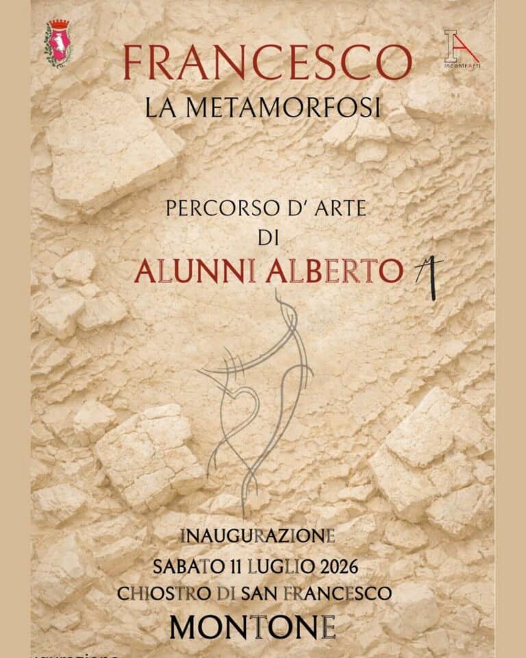 Montone, il Chiostro di San Francesco ospita “Francesco… la Metamorfosi”, il percorso artistico di Alberto Alunni