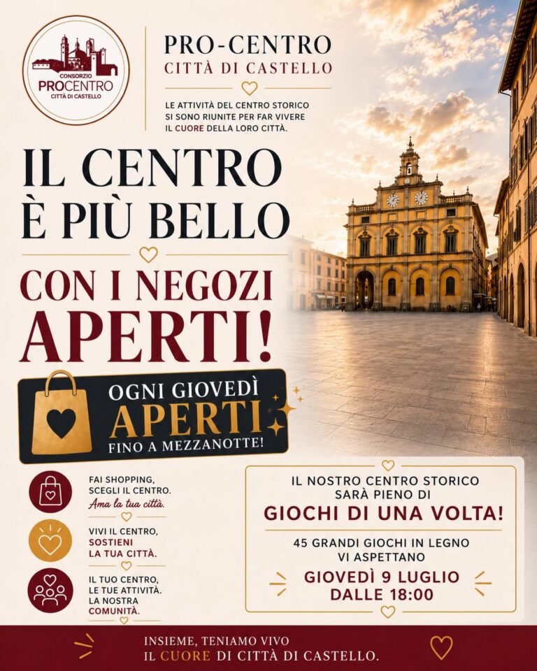 Negozi aperti e giochi di una volta: giovedì sera il centro storico torna a vivere