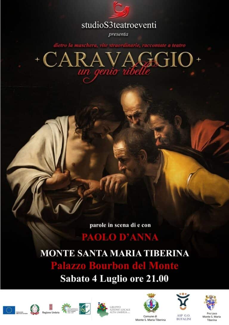 Monte Santa Maria Tiberina rende omaggio a Caravaggio con uno spettacolo tra arte e teatro
