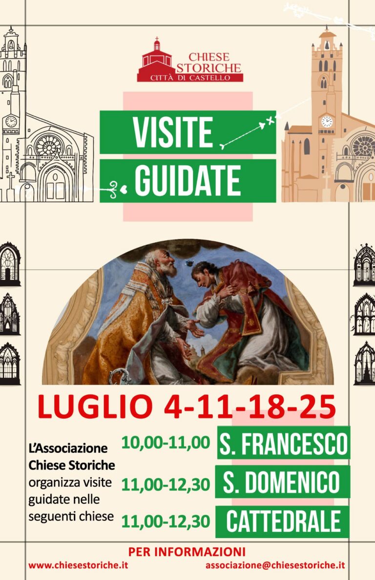 Chiese storiche, a luglio tornano le visite guidate tra arte, fede e musica sacra