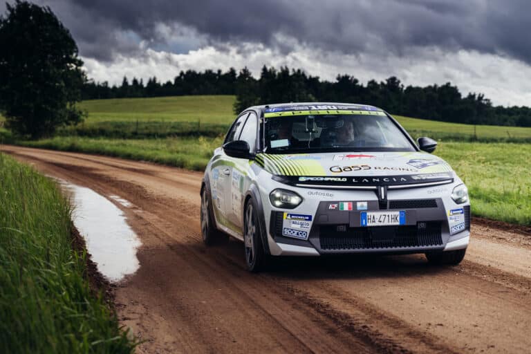 Gass Racing regala a Lancia i primi storici punti nella FIA Ecorally Cup