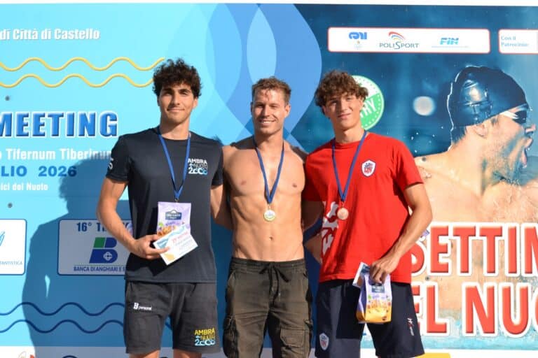 Le stelle del nuoto fanno tappa a Città di Castello: il Tifernum Tiberinum si conferma un punto di riferimento nazionale