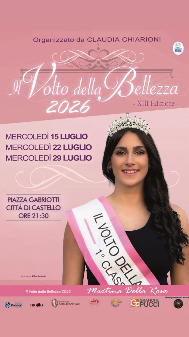 Il Volto della Bellezza, al via la 13ª edizione: tre serate di moda e spettacolo in piazza Gabriotti