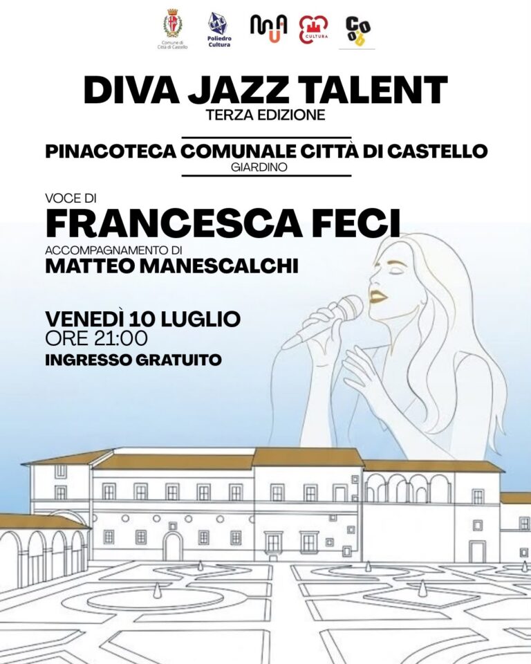 Diva Jazz Talent, terzo appuntamento alla Pinacoteca con Francesca Feci